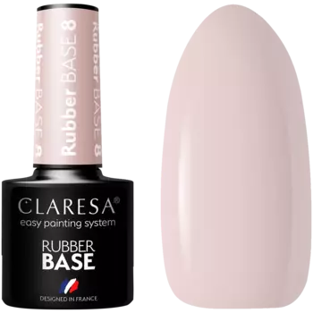 Claresa Rubber Base резиновая основа для ногтей 8,5 г