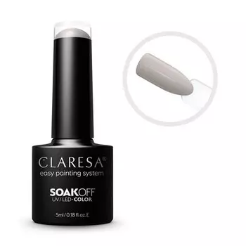 CLARESA SoakOFF UV/LED гель серый 204 5 мл
