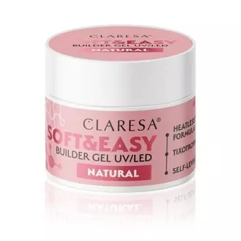 Claresa Soft&Easy Натуральный гель-строитель 45г
