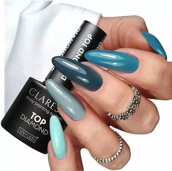 Claresa Top Diamond No Wipe Top без смывания, блеск для губ, 5 мл Puderek