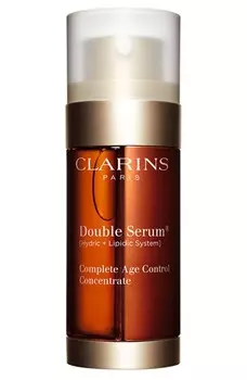 Clarins, Double Serum Complete Age Control Concentrate, антивозрастная сыворотка, 30 мл