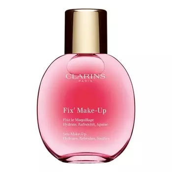 Clarins Fix Спрей для фиксации макияжа Макияж 4-в-1 24 часа свежести и безупречности 12 часов увлажнения Блокирует вредные вещества Придает сияние Все типы кожи