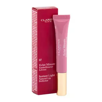 Clarins, Instant Light, блеск для губ 07 Toffee Pink Shimmer, 12 мл