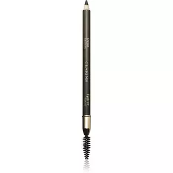 Clarins, Карандаш для бровей Crayon Sourcils Карандаш для бровей с кистью, оттенок 01 — темно-коричневый, 1,1 г