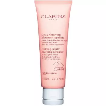 Clarins Soothing Gentle Foaming Cleanser нежная успокаивающая пенка для умывания лица 125мл