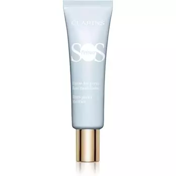 Clarins SOS Primer база под макияж, тональный крем матового оттенка 30 мл