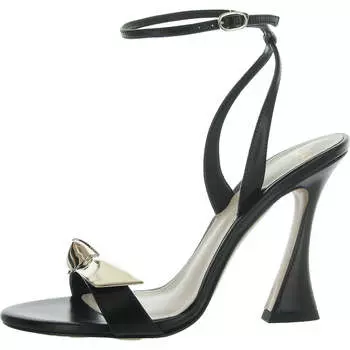 Clarita женские туфли-лодочки на шпильке с ремешком на щиколотке Alexandre Birman, черный/серебряный