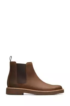 Clarkdale Easy ботильоны из вощеной кожи Clarks, коричневый