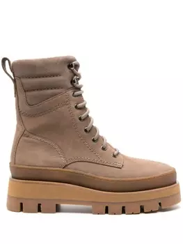 Clarks ботинки Orianna 2 Hike на шнуровке, коричневый
