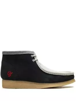 Clarks ботинки Wallabee Navy/Grey, синий