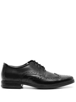Clarks броги Howard Wing, черный