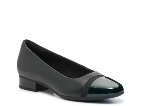 Clarks Juliet Monte Flat, черный