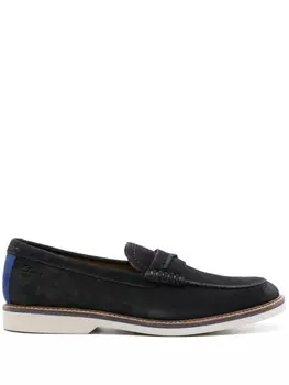Clarks лоферы Atticus LTSlip, синий