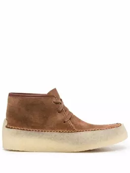 Clarks Originals ботинки на шнуровке, коричневый