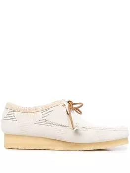 Clarks Originals ботинки Wallabee на шнуровке, коричневый