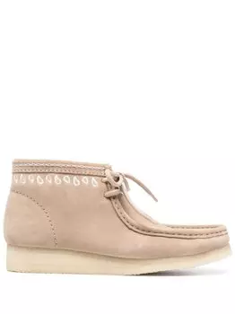 Clarks Originals ботинки Wallabee, нейтральный цвет