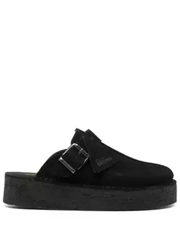 Clarks Originals клоги TrekWedge на платформе, черный