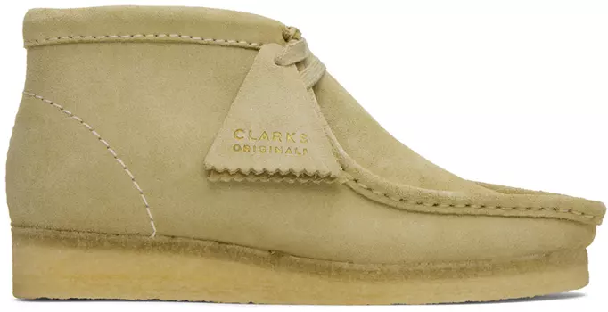 Clarks Originals Серо-коричневые дерби Wallabee