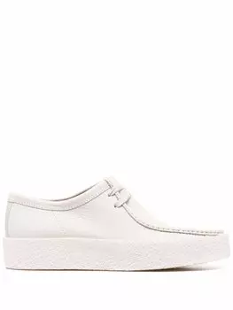Clarks Originals туфли Wallabee на шнуровке, белый
