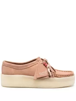 Clarks туфли Wallabee Cup, нейтральный цвет