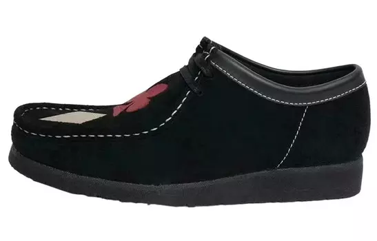 Clarks X Loafer унисекс с низким верхом, черные Stussy
