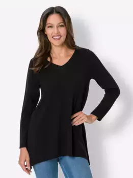 Classic Basics Длинный пуловер "Длинный пуловер", черный