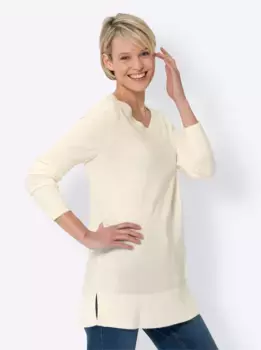 Classic Basics Длинный пуловер "Длинный пуловер", цвет Champagner