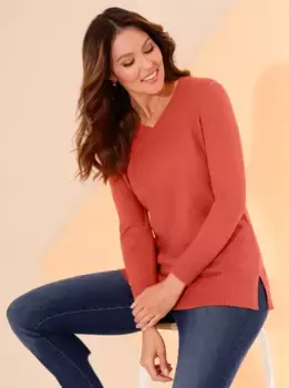 Classic Basics Длинный пуловер "Длинный пуловер", цвет Terra