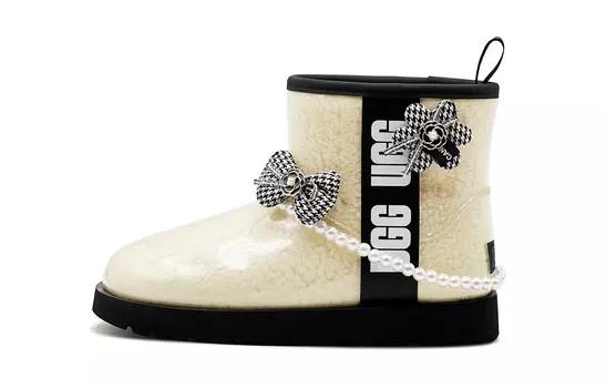 CLASSIC CLEAR MINI Зимние ботинки женские черные Ugg