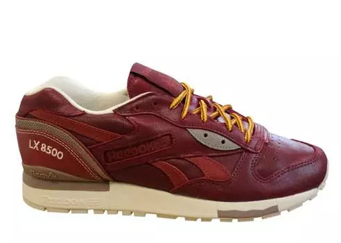 Classic LX 8500 Кожаные мужские кроссовки премиум-класса на шнуровке M49342 Reebok, бургундия