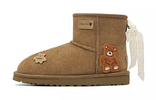 CLASSIC MINI Зимние ботинки женские бежевые Ugg