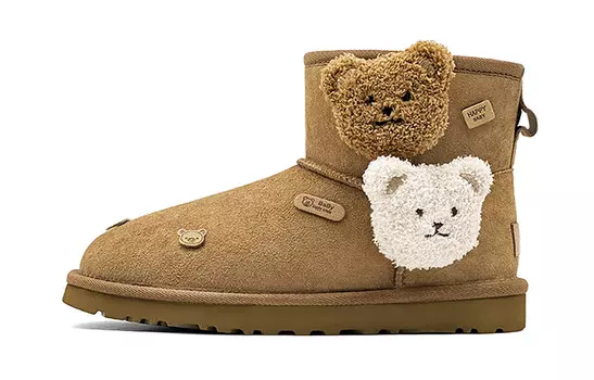 CLASSIC MINI Зимние ботинки женские бежевые Ugg