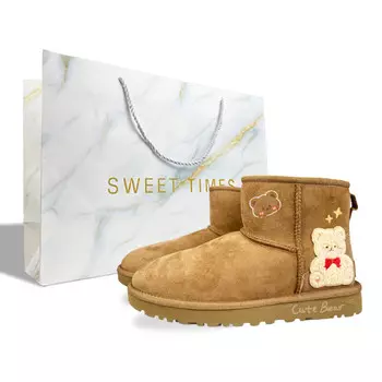 CLASSIC MINI Зимние ботинки женские бежевый Ugg