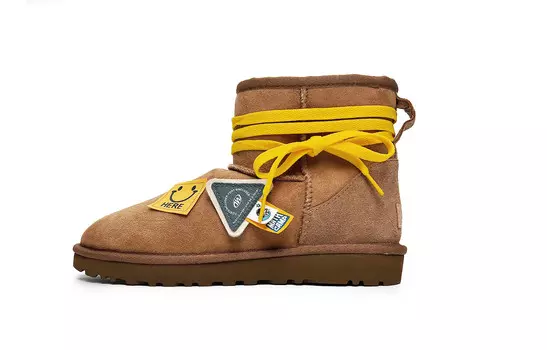 CLASSIC MINI Зимние ботинки женские бежевый Ugg