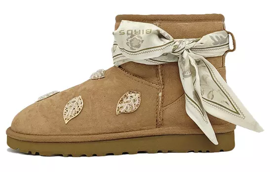 CLASSIC MINI Зимние ботинки женские каштановые Ugg