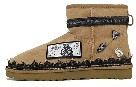 CLASSIC MINI Зимние ботинки женские каштановые Ugg