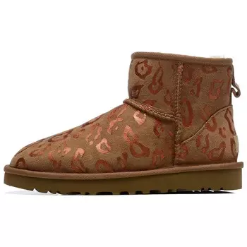 CLASSIC MINI Зимние ботинки женские каштановые Ugg
