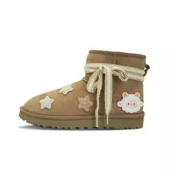 CLASSIC MINI Зимние ботинки женские каштановые Ugg, цвет Chestnut