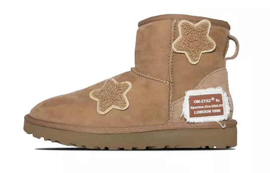 CLASSIC MINI Зимние ботинки женские каштановые Ugg, цвет Chestnut