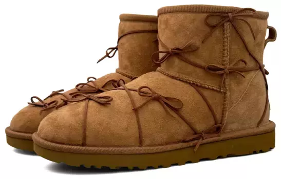 CLASSIC MINI Зимние ботинки женские каштановые Ugg