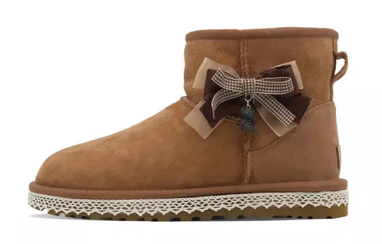 CLASSIC MINI Зимние ботинки женские Off-white Ugg