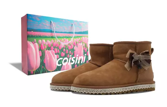 CLASSIC MINI Зимние ботинки женские Off-white Ugg