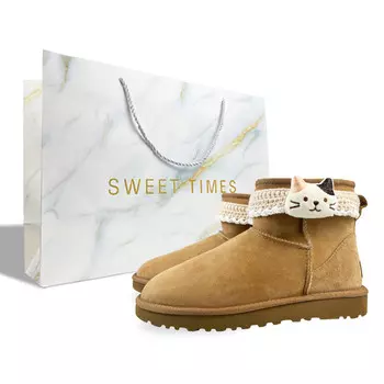 CLASSIC MINI Зимние ботинки женские Ugg, цвет Chestnut