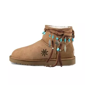 CLASSIC MINI Зимние ботинки женские Ugg, коричневый