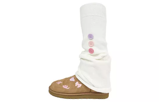 CLASSIC MINI Зимние ботинки женские желтые Ugg