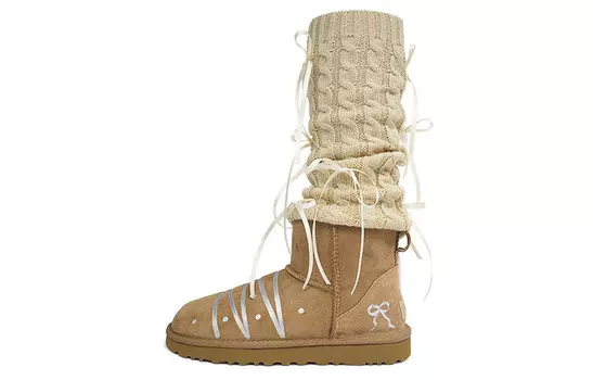 CLASSIC MINI Зимние ботинки женские желтые Ugg