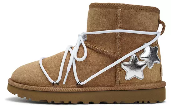 CLASSIC MINI Зимние ботинки женские желтые Ugg