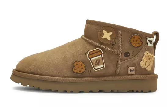 CLASSIC ULTRA MINI Зимние ботинки женские каштановые Ugg