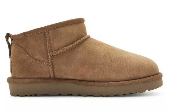 CLASSIC ULTRA MINI Зимние ботинки женские каштановые Ugg
