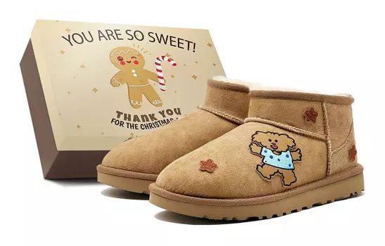 CLASSIC ULTRA MINI Зимние ботинки женские Ugg, цвет Chestnut